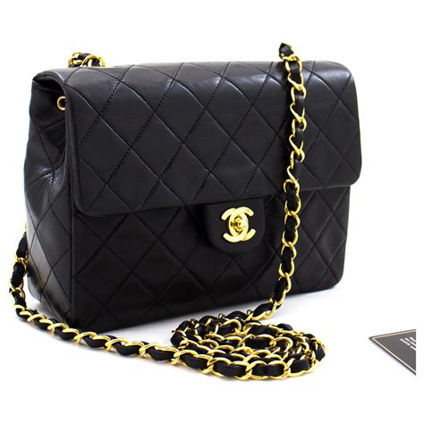 kleine chanel tasche schwarz|chanel tasche frauen.